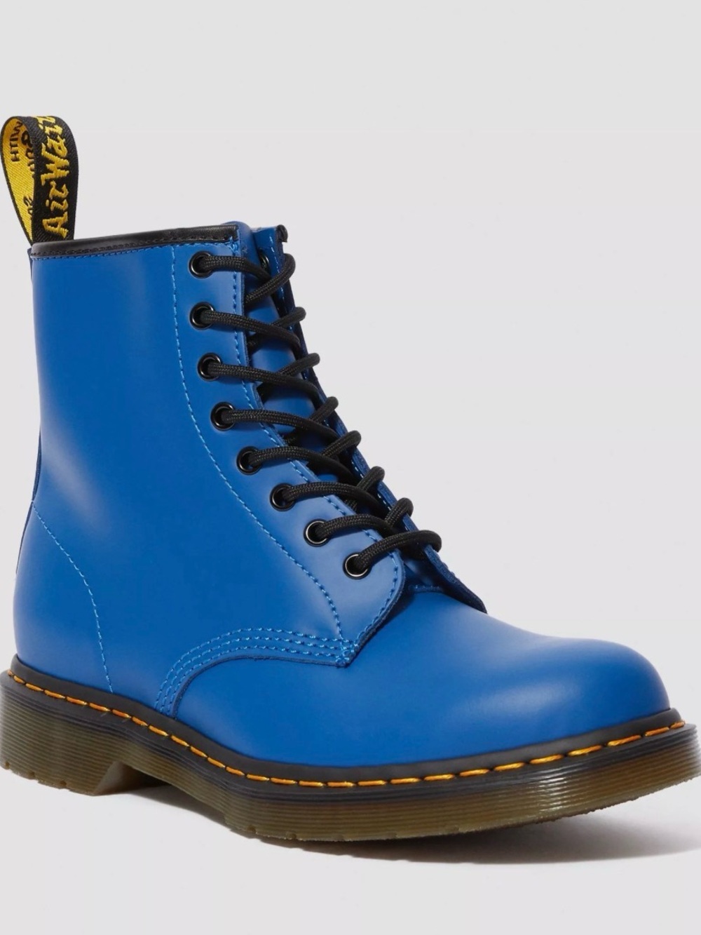 Dr. Martens 1460 Blue Smooth Leather Lace Up Boots Size 6 Women’s